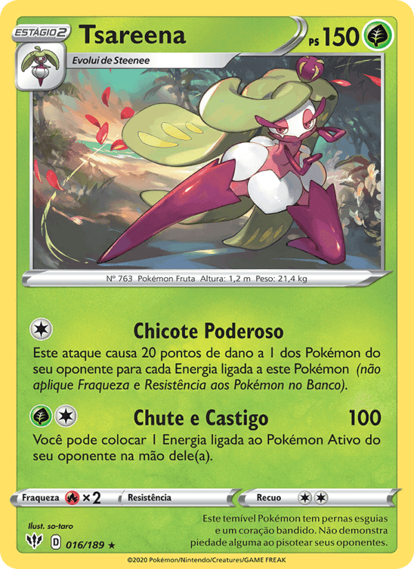 Tsareena, carta 16 de Escuridão Incandescente