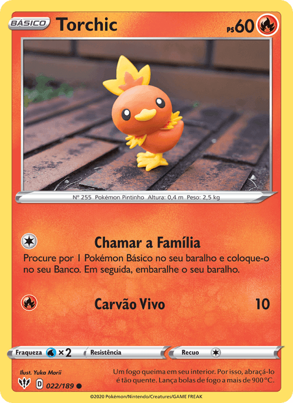 Torchic, carta 22 de Escuridão Incandescente