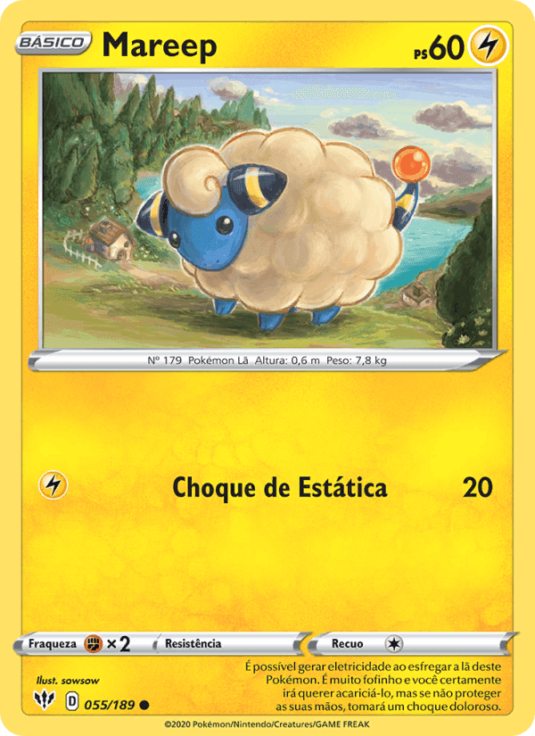 Mareep, carta 55 de Escuridão Incandescente