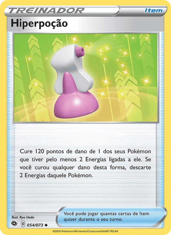 Hiperpoção, card 54 from Caminho do Campeão