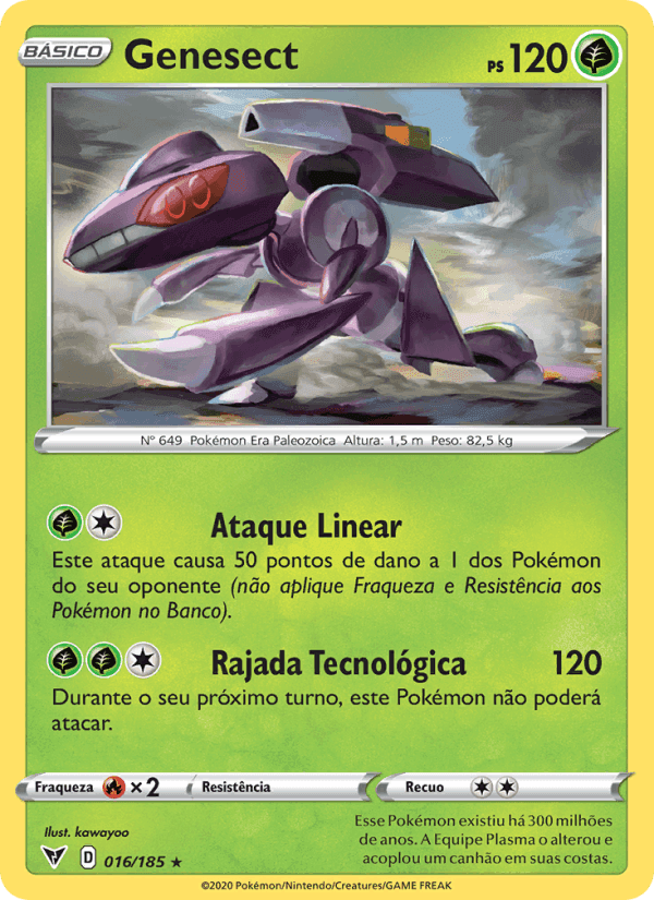 Genesect, carta 16 de Voltagem Vívida