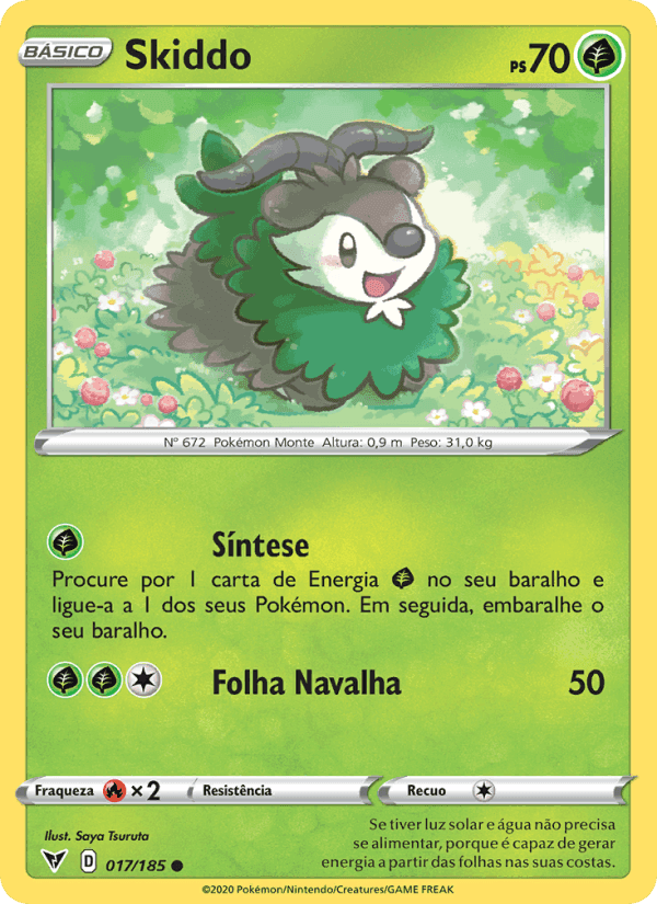 Skiddo, carta 17 de Voltagem Vívida