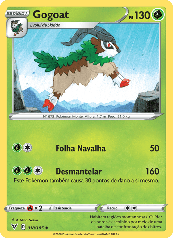 Gogoat, carta 18 de Voltagem Vívida