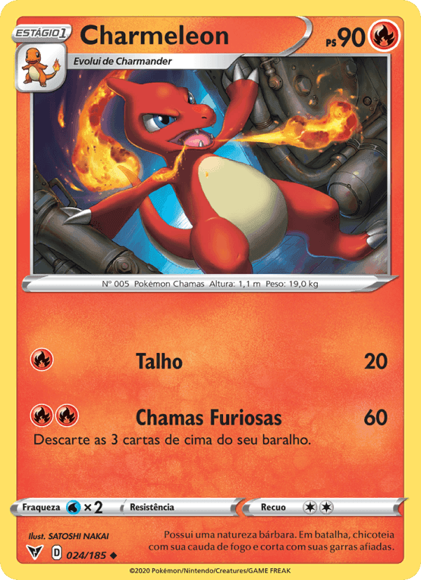 Charmeleon, carta 24 de Voltagem Vívida