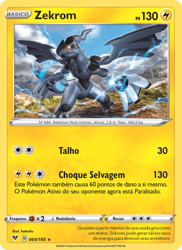 Zekrom, carta 60 de Voltagem Vívida