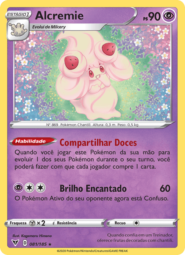 Alcremie, card 81 from Voltagem Vívida