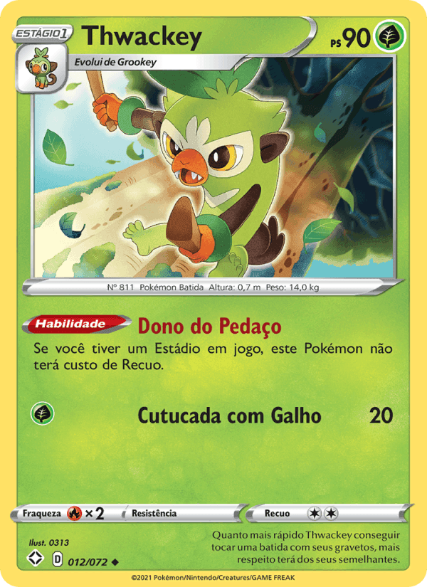 Thwackey, carta 12 di Destinos Brilhantes