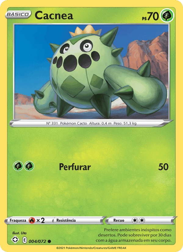 Cacnea, carta 4 de Destinos Brilhantes