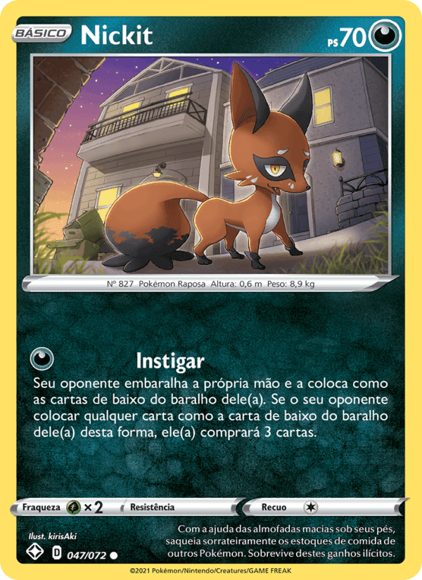 Nickit, card 47 from Destinos Brilhantes