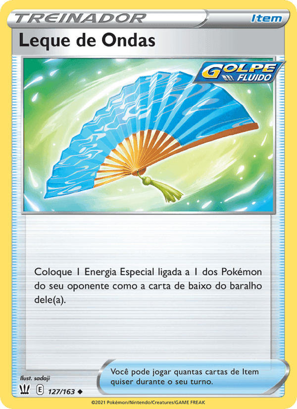Leque de Ondas, card 127 from Estilos de Batalha