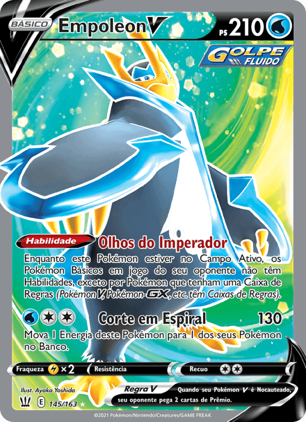 Empoleon V, card 145 from Estilos de Batalha