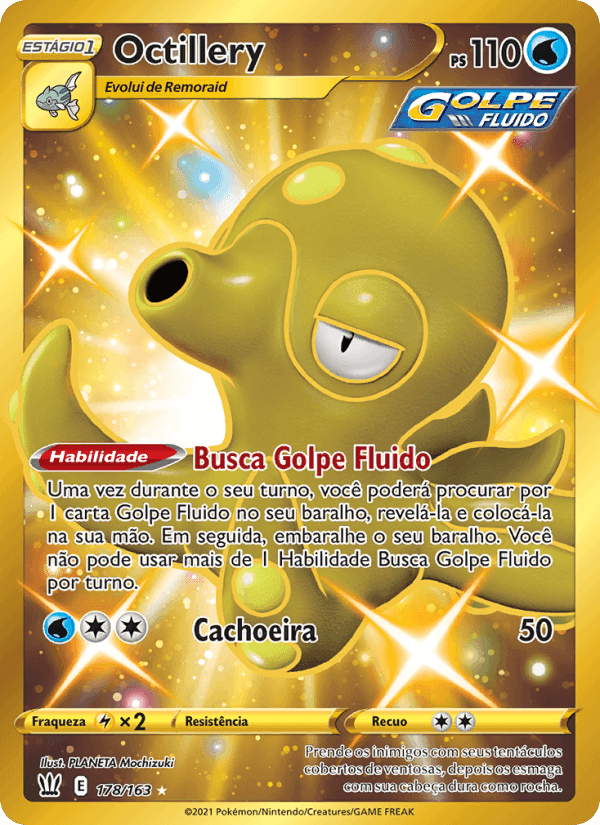 Octillery, carta 178 de Estilos de Batalha