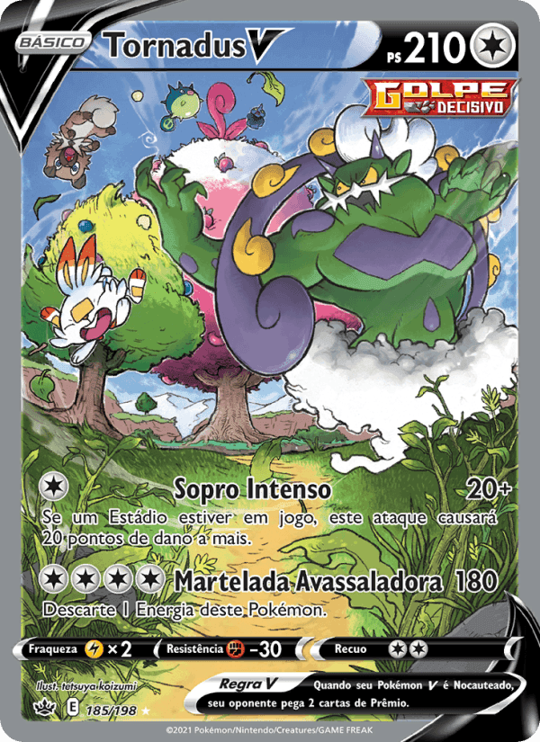 Tornadus V, carte 185 de Reinado Arrepiante