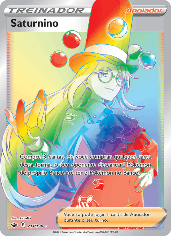 Saturnino, card 211 from Reinado Arrepiante
