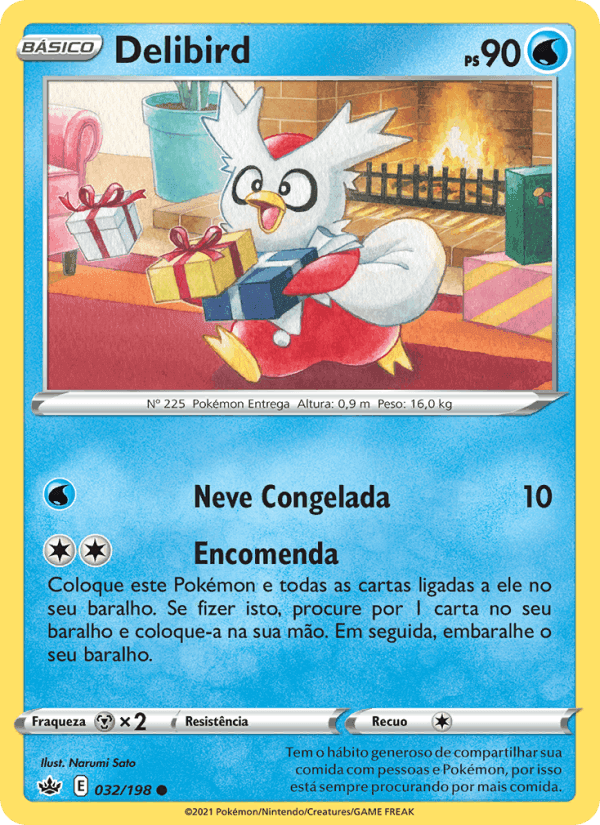Delibird, carta 32 di Reinado Arrepiante