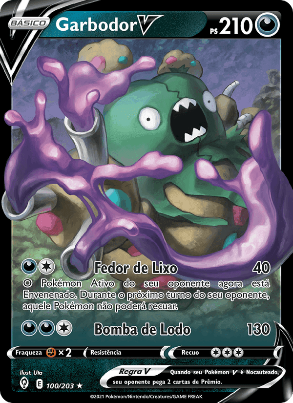 Garbodor V, card 100 from Céus em Evolução