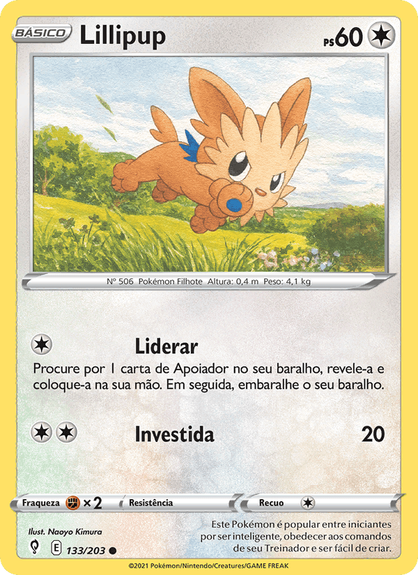 Lillipup, carta 133 de Céus em Evolução