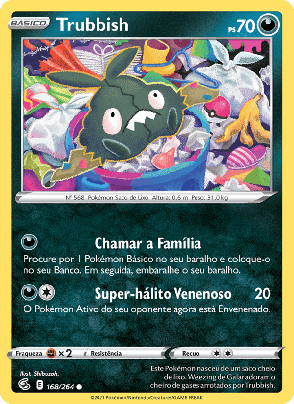 Trubbish, card 168 from Golpe Fusão