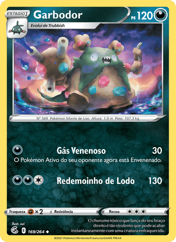 Garbodor, card 169 from Golpe Fusão