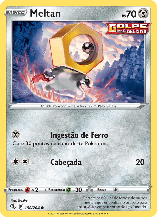 Meltan, card 188 from Golpe Fusão