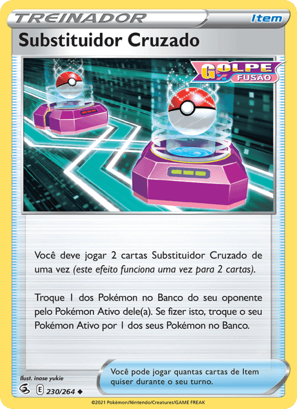 Substituidor Cruzado, carte 230 de Golpe Fusão