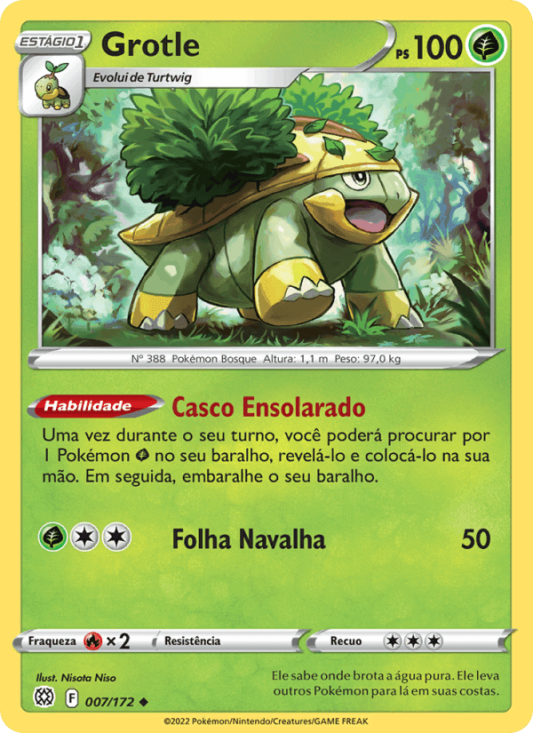 Grotle, carta 007 de Astros Cintilantes