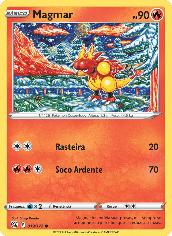Magmar, carta 019 de Astros Cintilantes