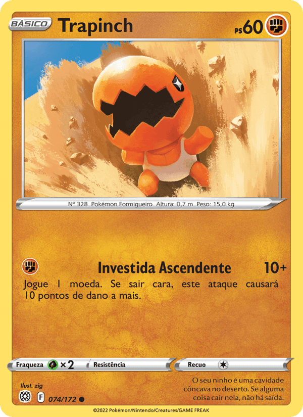 Trapinch, carta 074 de Astros Cintilantes