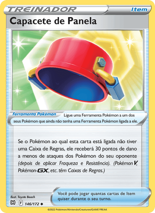 Capacete de Panela, card 146 from Astros Cintilantes