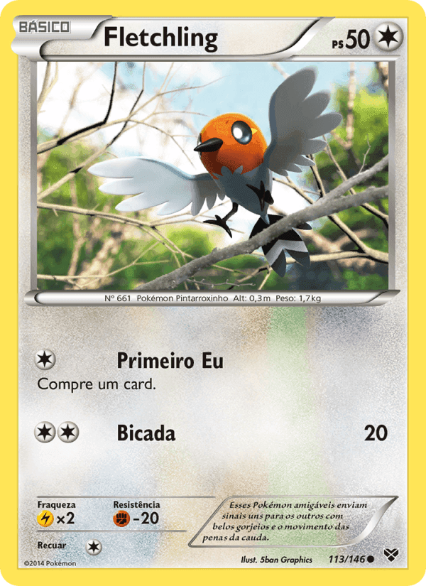Fletchling, card 113 from XY