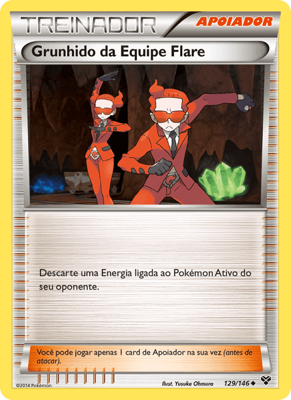 Grunhido da Equipe Flare, carta 129 di XY