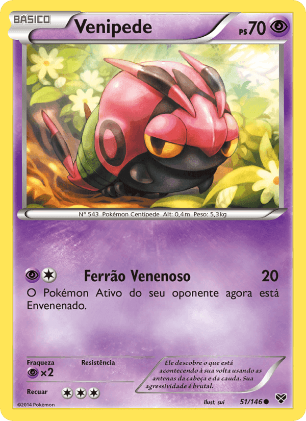 Venipede, carta 51 de XY