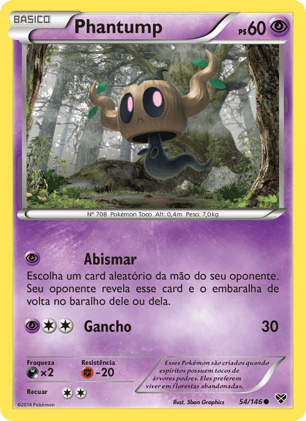 Phantump, carta 54 de XY