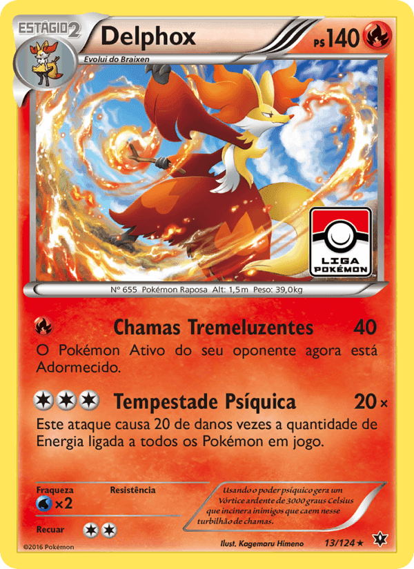 Delphox, carta 13 de Fusão de Destinos
