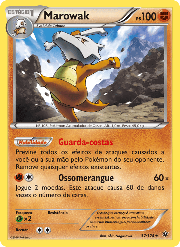 Marowak, carta 37 de Fusão de Destinos