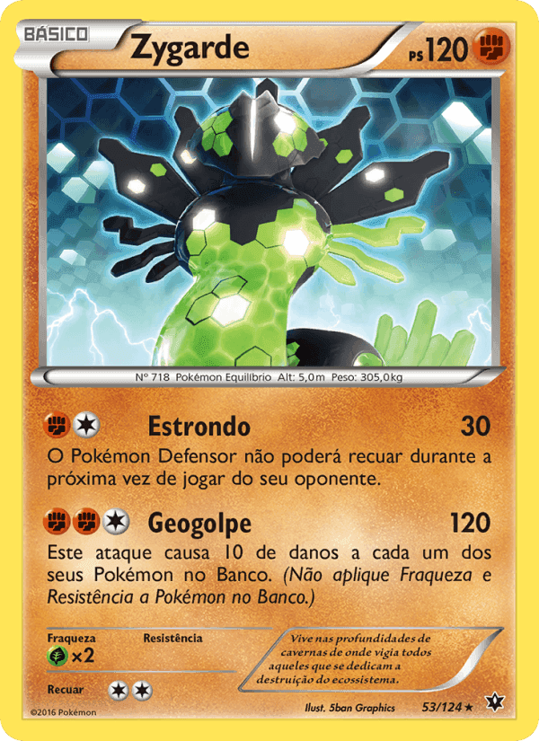 Zygarde, carta 53 de Fusão de Destinos