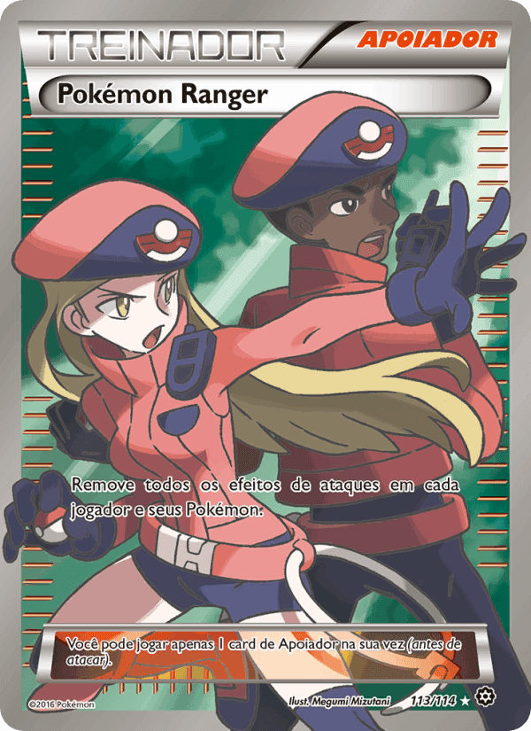 Pokémon Ranger, card 113 from Cerco de Vapor