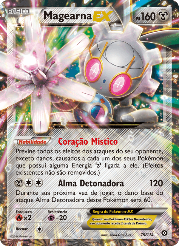 Magearna EX, carta 75 di Cerco de Vapor