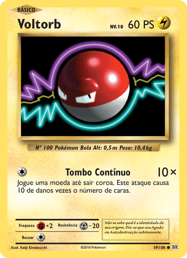 Voltorb, carta 39 de Evoluções