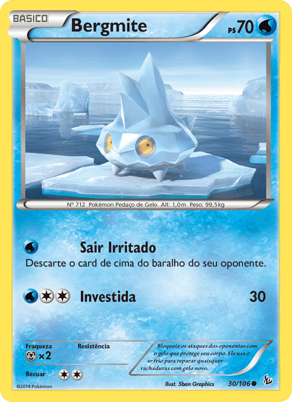 Bergmite, carta 30 de Flash de Fogo
