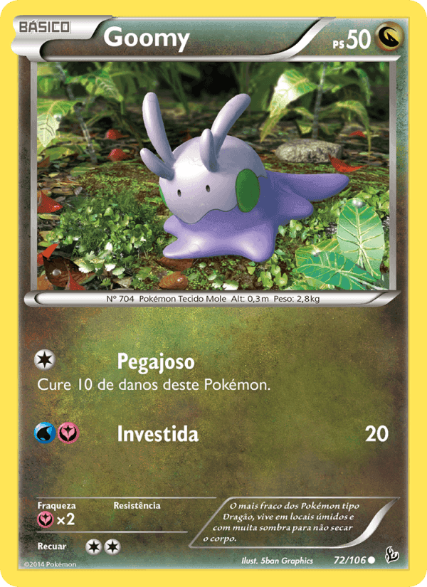 Goomy, card 72 from Flash de Fogo