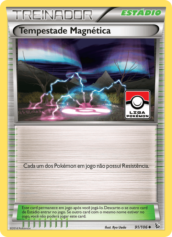 Tempestade Magnética, card 91 from Flash de Fogo