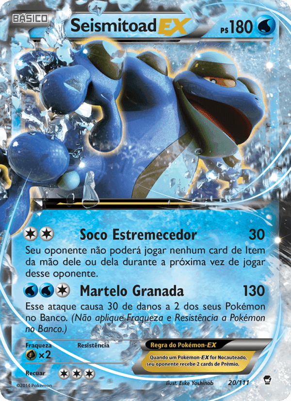 Seismitoad EX, carta 20 di Punhos Furiosos