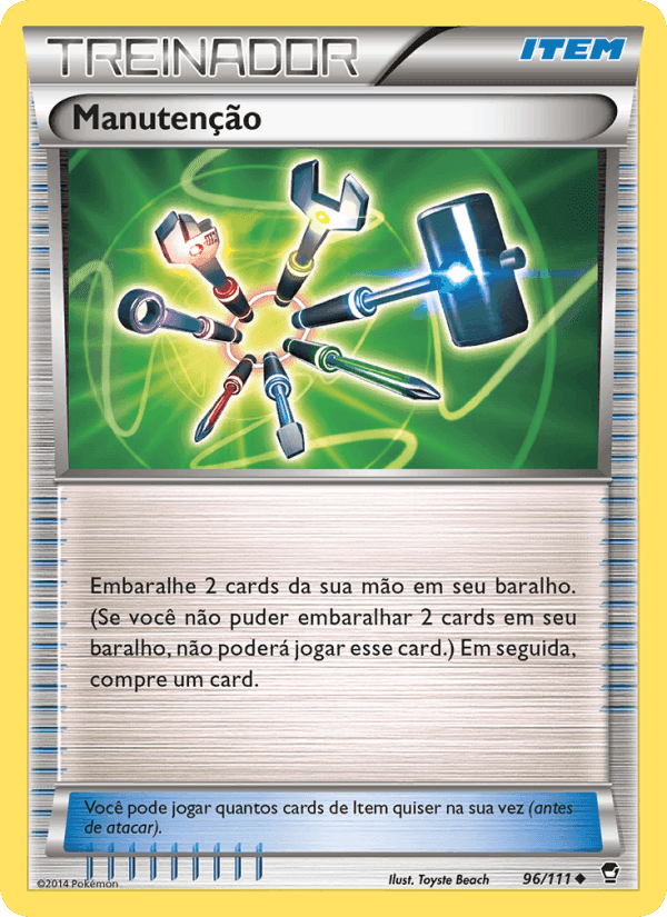 Manutenção, card 96 from Punhos Furiosos
