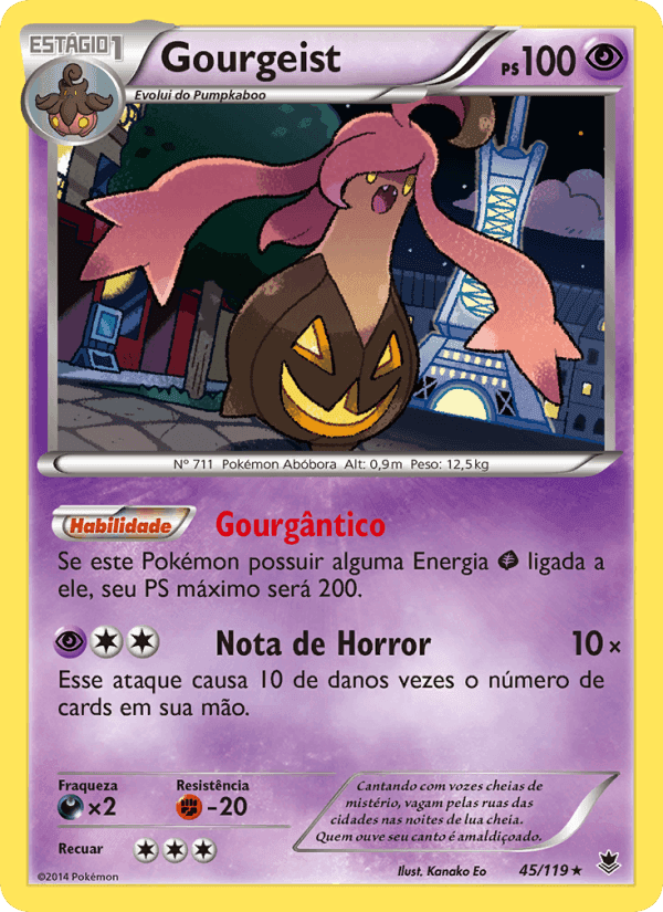 Gourgeist, carta 45 de Força Fantasma
