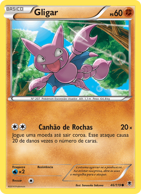 Gligar, carte 46 de Força Fantasma