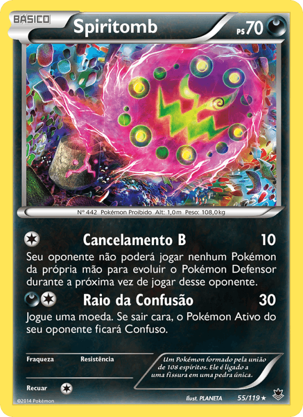 Spiritomb, carte 55 de Força Fantasma