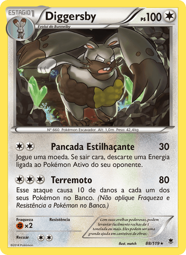 Diggersby, card 88 from Força Fantasma