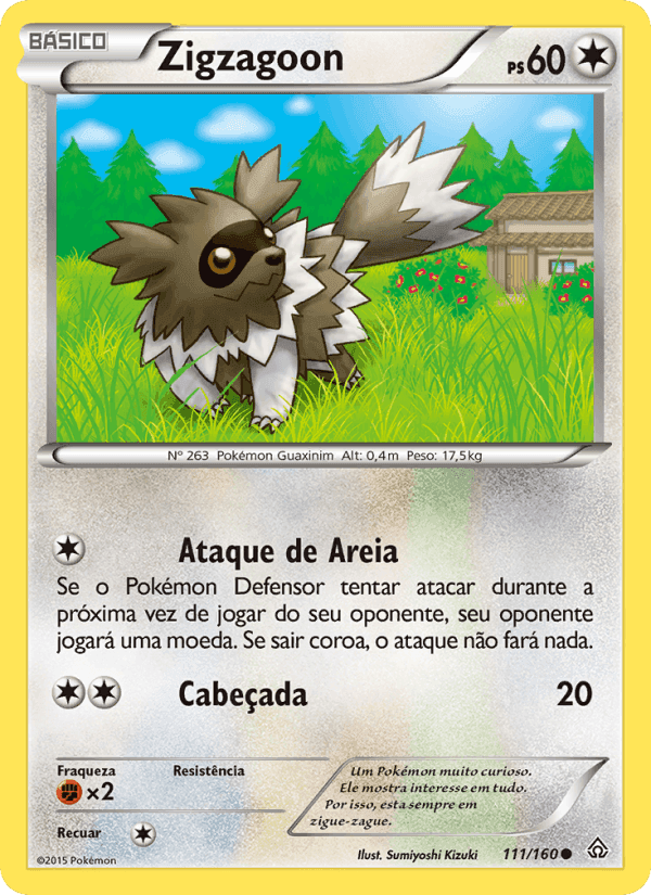 Zigzagoon, carta 111 de Conflito Primitivo