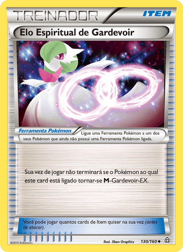 Elo Espiritual de Gardevoir, carta 130 de Conflito Primitivo